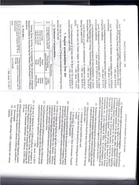 CGHS Handbook 2022 PDF .